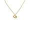 CHRISTIAN DIOR NECKLACE CD LOGO GOLD ACCESSORY 90324647