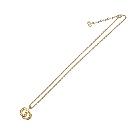 CHRISTIAN DIOR NECKLACE CD LOGO GOLD ACCESSORY 90324647