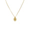 CHRISTIAN DIOR NECKLACE CD LOGO OVAL GOLD ACCESSORY 90326689