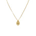 CHRISTIAN DIOR NECKLACE CD LOGO OVAL GOLD ACCESSORY 90326689