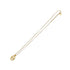 CHRISTIAN DIOR NECKLACE CD LOGO OVAL GOLD ACCESSORY 90326689
