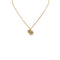 CHRISTIAN DIOR NECKLACE CD LOGO RHINESTONE GOLD ACCESSORY 90322201