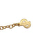 CHRISTIAN DIOR NECKLACE CD LOGO RHINESTONE GOLD ACCESSORY 90322201