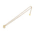 CHRISTIAN DIOR NECKLACE CD LOGO RHINESTONE GOLD ACCESSORY 90322201