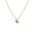 CHRISTIAN DIOR NECKLACE CD LOGO RHINESTONE GOLD ACCESSORY 90326684