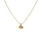 CHRISTIAN DIOR NECKLACE CD LOGO RHINESTONE GOLD ACCESSORY 90326685