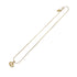 CHRISTIAN DIOR NECKLACE CD LOGO RHINESTONE GOLD ACCESSORY 90326685
