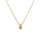 CHRISTIAN DIOR NECKLACE CD LOGO RHINESTONE GOLD ACCESSORY 90326687