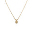 CHRISTIAN DIOR NECKLACE CD LOGO RHINESTONE GOLD ACCESSORY 90326687