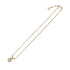 CHRISTIAN DIOR NECKLACE CD LOGO RHINESTONE GOLD ACCESSORY 90326687