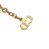 CHRISTIAN DIOR NECKLACE CD LOGO RHINESTONE GOLD ACCESSORY 90326687
