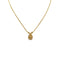 CHRISTIAN DIOR NECKLACE CD LOGO RHINESTONE GOLD ACCESSORY 90326690
