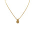 CHRISTIAN DIOR NECKLACE CD LOGO RHINESTONE GOLD ACCESSORY 90326690