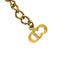 CHRISTIAN DIOR NECKLACE CD LOGO RHINESTONE GOLD ACCESSORY 90326700