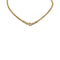 CHRISTIAN DIOR NECKLACE CD LOGO RHINESTONE GOLD ACCESSORY 90322194
