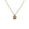 CHRISTIAN DIOR NECKLACE CD LOGO RHINESTONE GOLD ACCESSORY 90323215