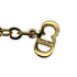 CHRISTIAN DIOR NECKLACE CD LOGO RHINESTONE GOLD ACCESSORY 90323216