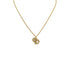 CHRISTIAN DIOR NECKLACE CD LOGO RHINESTONE GOLD ACCESSORY 90324648