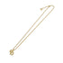 CHRISTIAN DIOR NECKLACE CD LOGO RHINESTONE GOLD ACCESSORY 90324648
