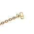 CHRISTIAN DIOR NECKLACE CD LOGO RIBBON GOLD ACCESSORY 90322216