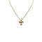 CHRISTIAN DIOR NECKLACE CD LOGO RIBBON GOLD ACCESSORY 90322216