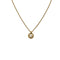 CHRISTIAN DIOR NECKLACE CD LOGO ROUND GOLD ACCESSORY 90322181