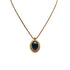 CHRISTIAN DIOR NECKLACE COLOR STONE RHINESTONE BLUE GOLD ACCESSORY 90322214