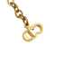 CHRISTIAN DIOR NECKLACE EMBLEM ROUND LOGO GOLD ACCESSORY 90322185