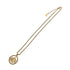 CHRISTIAN DIOR NECKLACE LOGO GOLD ACCESSORY 90322213