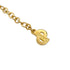 CHRISTIAN DIOR NECKLACE LOGO HEART RHINESTONE GOLD ACCESSORY 90322205
