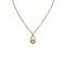 CHRISTIAN DIOR NECKLACE LOGO OVAL GOLD ACCESSORY 90323212