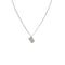 CHRISTIAN DIOR NECKLACE LOGO RHINESTONE SILVER ACCESSORY 90326697