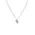 CHRISTIAN DIOR NECKLACE LOGO RHINESTONE SILVER ACCESSORY 90326697