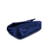 CHANEL CLASSIC FLAP MEDIUM CHAIN SHOULDER BAG BLUE VELOR BLACK HARDWARE 90311836