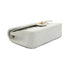 VINTAGE CHANEL CLASSIC FLAP MEDIUM CHAIN SHOULDER BAG WHITE LAMB SKIN GOLD HARDWARE 90334505