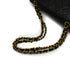 VINTAGE CHANEL CLASSIC FLAP SMALL CHAIN SHOULDER BAG BLACK LAMB SKIN GOLD HARDWARE 90340133
