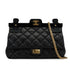CHANEL COCOMARK MATERASSE 2.55 REISSUE HANGER SHOULDER BAG 2016 LIMITED EDITION BLACK LEATHER GOLD HARDWARE 90343329