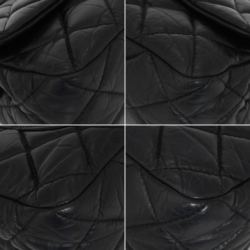 CHANEL COCOMARK MATERASSE 2.55 REISSUE HANGER SHOULDER BAG 2016 LIMITED EDITION BLACK LEATHER GOLD HARDWARE 90343329