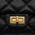 CHANEL COCOMARK MATERASSE 2.55 REISSUE HANGER SHOULDER BAG 2016 LIMITED EDITION BLACK LEATHER GOLD HARDWARE 90343329