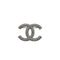 CHANEL COCOMARK RHINESTONE BROOCH SILVER ACCESSORY B18S 90335902