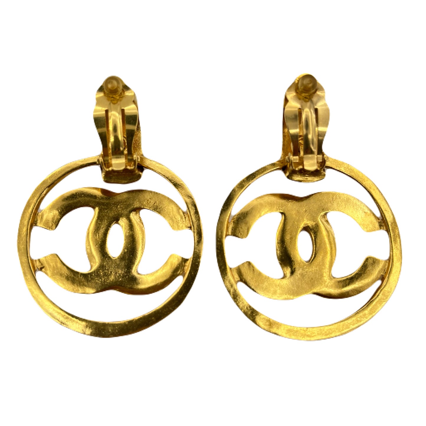 CHANEL VINTAGE EARRINGS COCOMARK ACCESSORY 96P 90260444