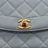 VINTAGE CHANEL MATELASSE CHAIN SHOULDER BAG LIGHT BLUE LAMB SKIN GOLD HARDWARE 90334503
