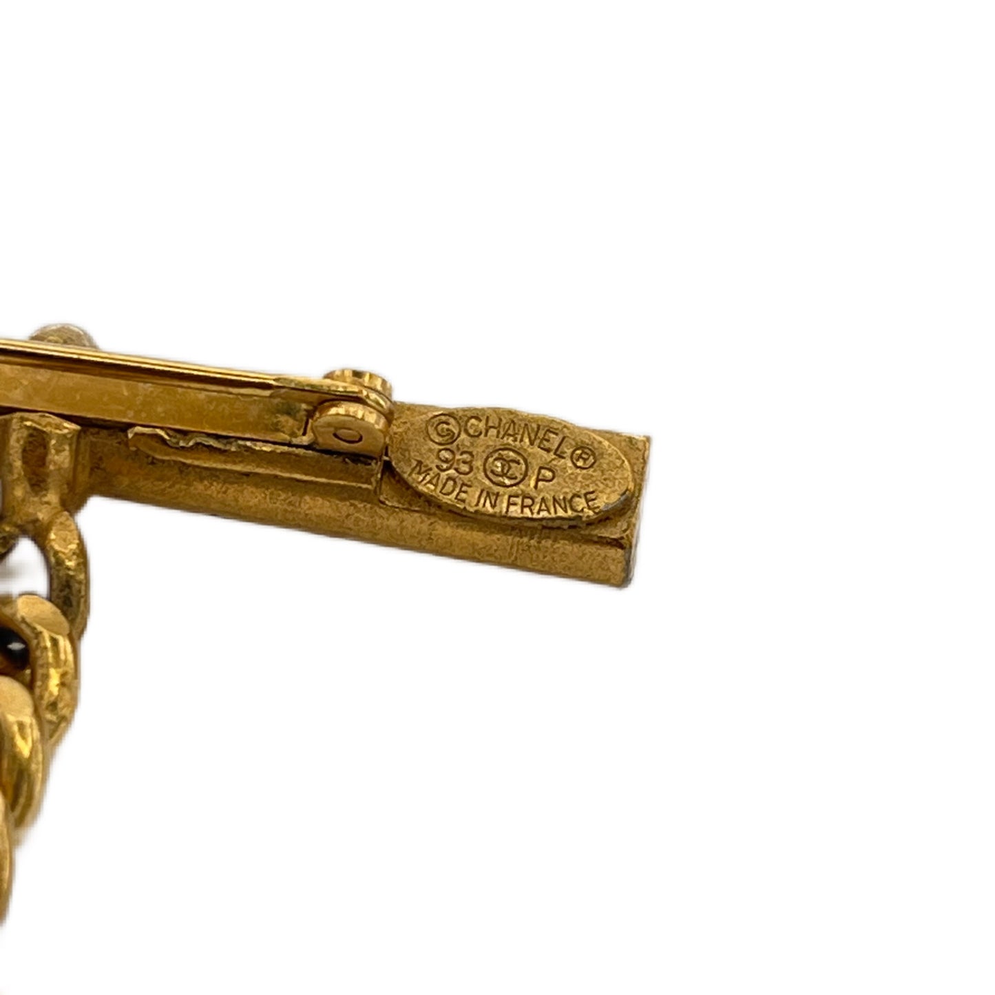 CHANEL VINTAGE BROOCH HEART ARROW ACCESSORY 93P 90198108