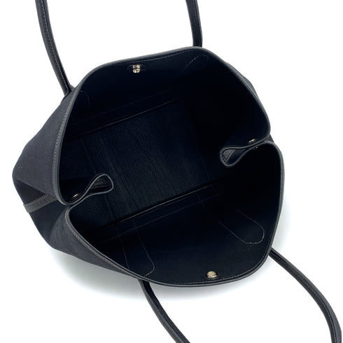 HERMES GARDEN PARTY PM BLACK TOILE OFFICIER NEGONDA HAND BAG 2005 SQUARE I 90310828 - PURPOSE