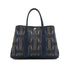 HERMES GARDEN PARTY TPM NAVY TOILE MOSAIC BUFFLE HAND BAG 2009 SQUARE M 90334863