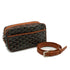 GOYARD CAP VERT PM BAG SHOULDER BAG BROWN GOYARDINE CANVAS 90344567
