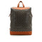 GOYARD CISALPIN BAG PACK BLACK TAN GOYARDINE CANVAS PALLADIUM HARDWARE 90340456