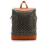 GOYARD CISALPIN BAG PACK BLACK TAN GOYARDINE CANVAS PALLADIUM HARDWARE 90340456
