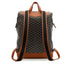 GOYARD CISALPIN BAG PACK BLACK TAN GOYARDINE CANVAS PALLADIUM HARDWARE 90340456