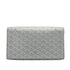 GOYARD MONTE-CARLO PM CLUTCH SHOULDER BAG SILVER PVC LEATHER SILVER HARDWARE 90344096